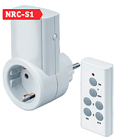 Адаптер с радиопультом с заземлением Navigator 1-м 10А белый фото Адаптер с радиопультом с заземлением Navigator 1-м 10А белый картинка